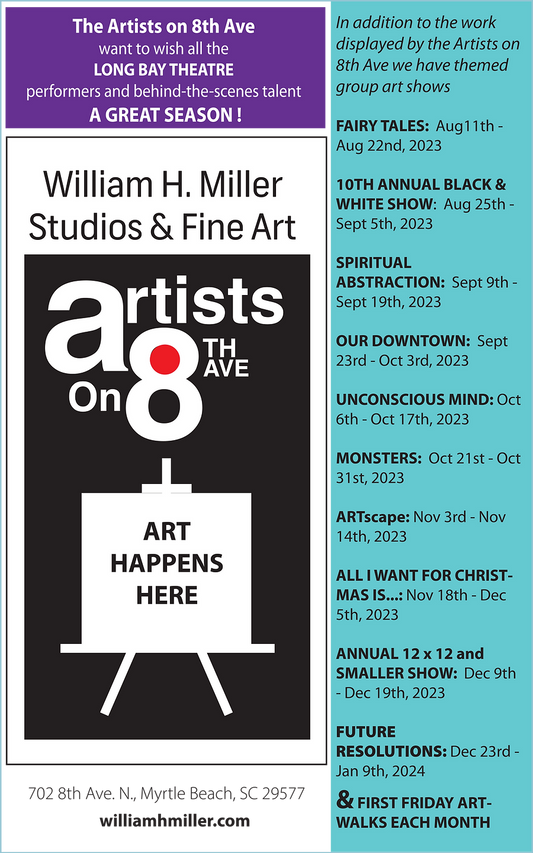 Annual 12 X 12 and Smaller Art Show at William H. Miller Studios & Fine Art Show Announed